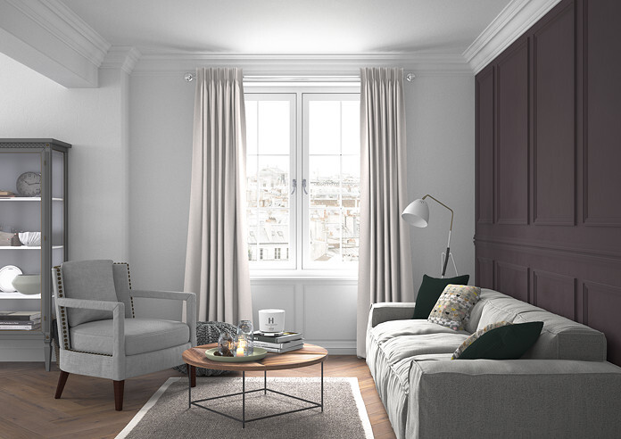 Oslo, Dove - Made to Measure Curtains - Image 5